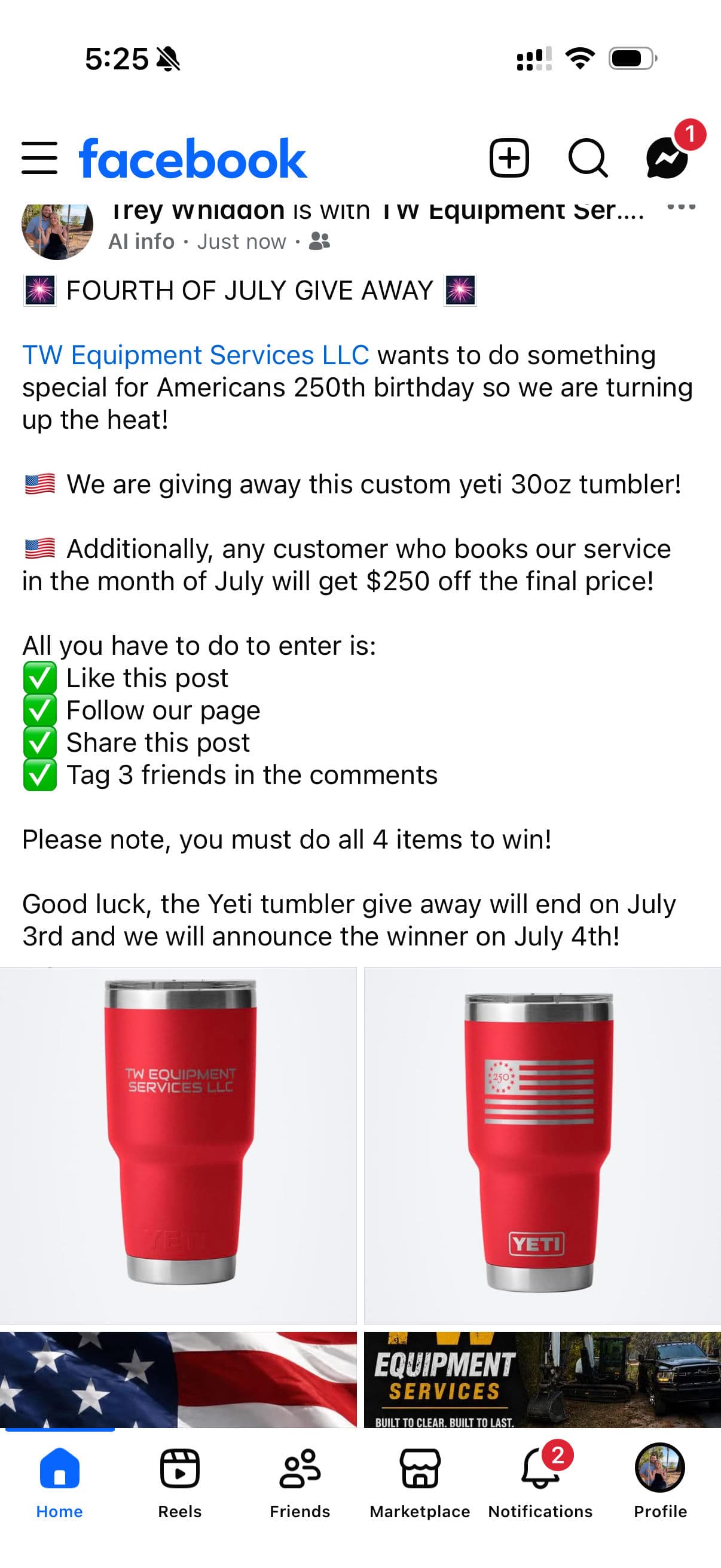 Project We're Giving Away a Custom YETI Cup This Fourth of July image