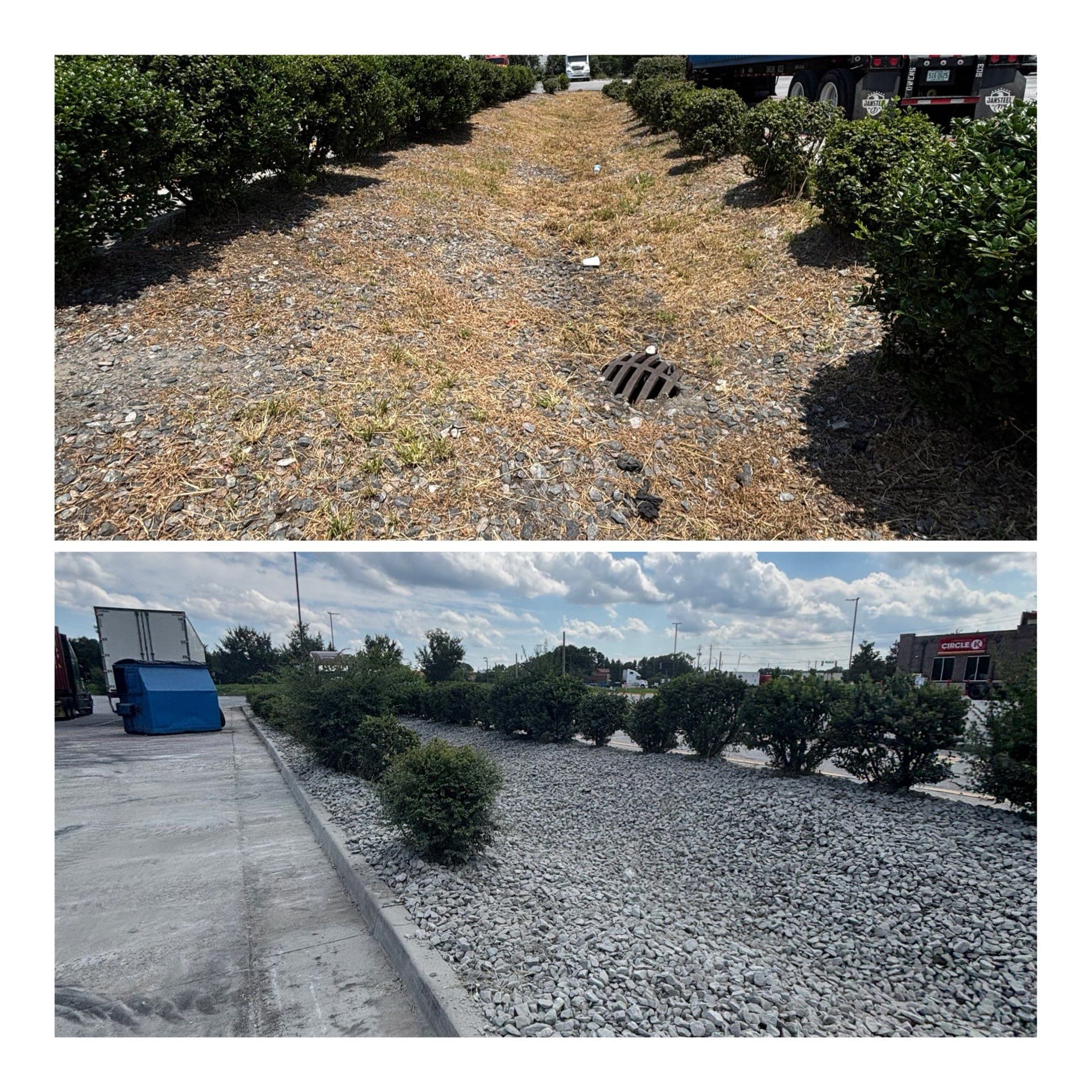 Gravel Transformation Creates Stunning Landscape