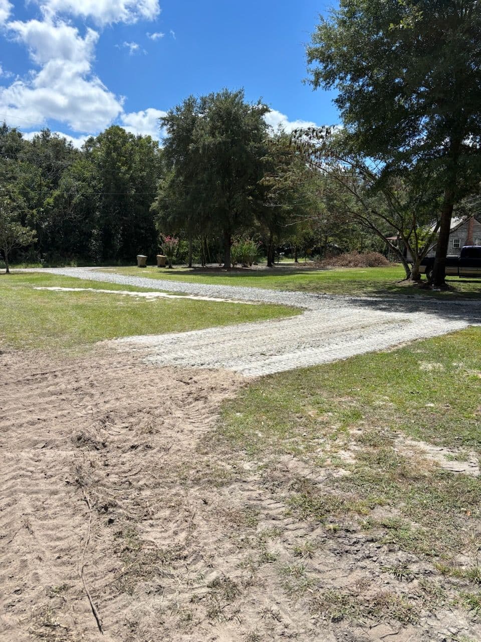 Stunning Custom Gravel Driveway Transformation