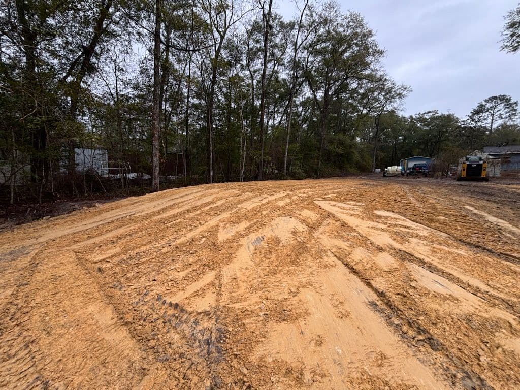 Project Site Preparation for a Pole Barn Pad image