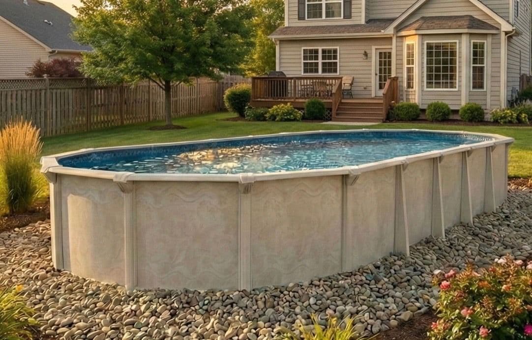 Project Backyard Transformation with Above Ground Pool in Pooler image