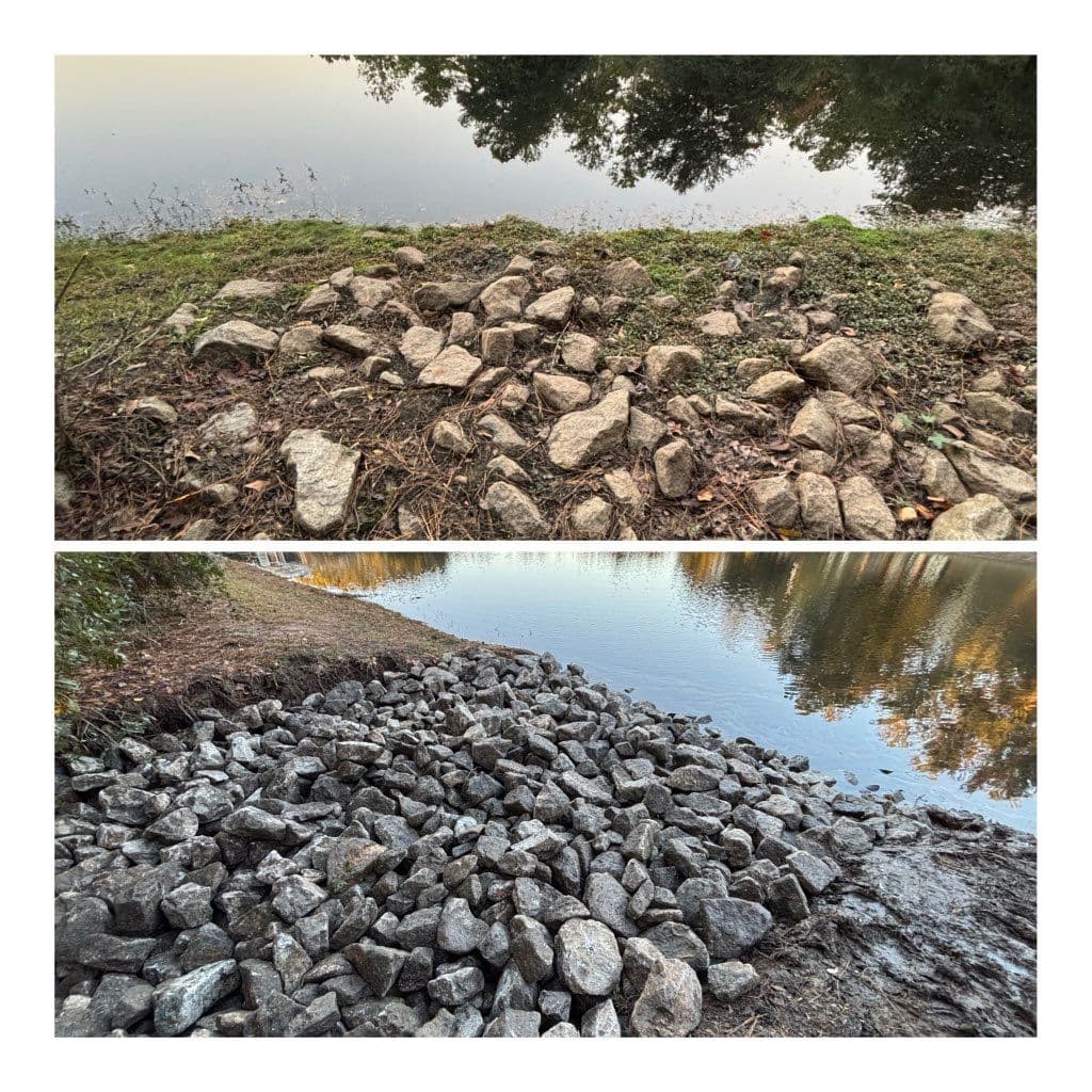 Shoreline Erosion Control in Hardeeville, SC image