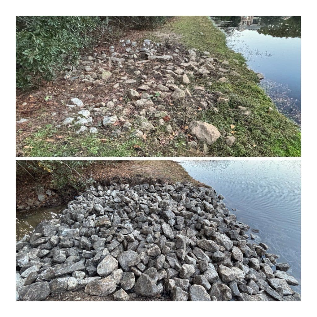 Gallery photos for Shoreline Erosion Control in Hardeeville, SC: Image #2