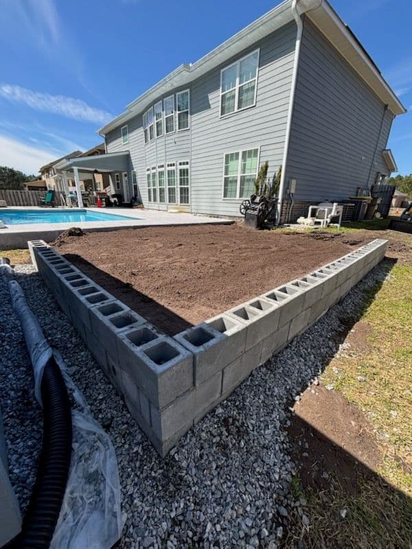 Shed Pad Preparation in Rincon, GA