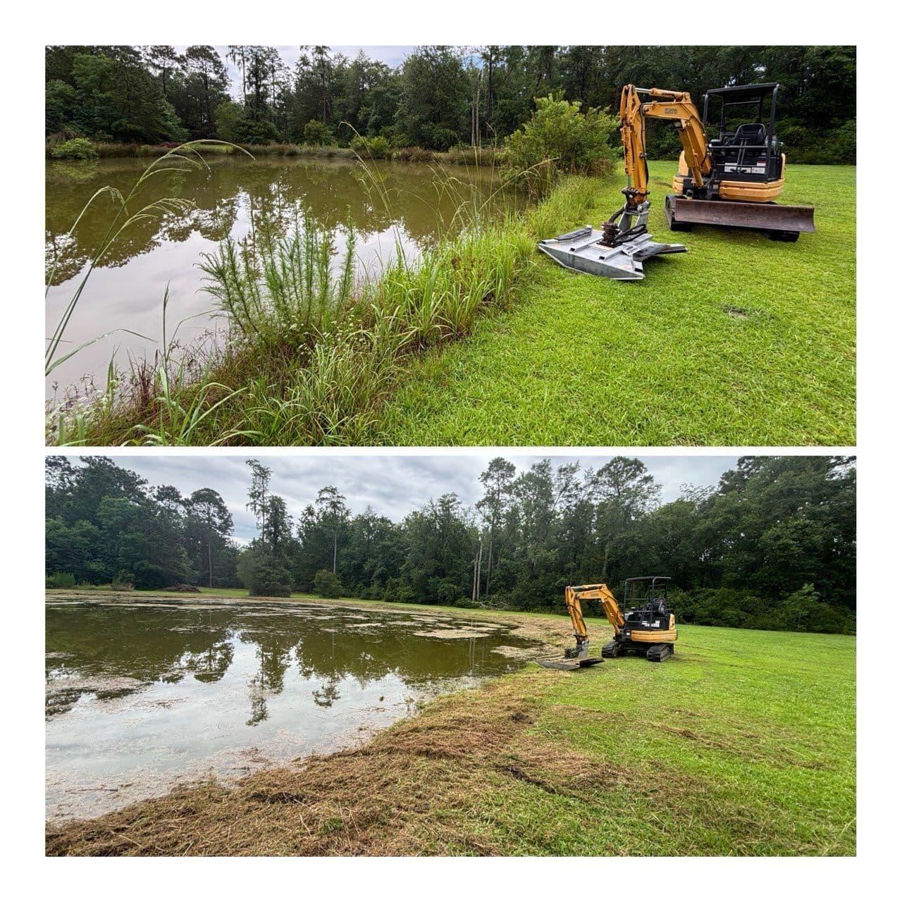 Transform Your Landscape with Pond Mowing Services