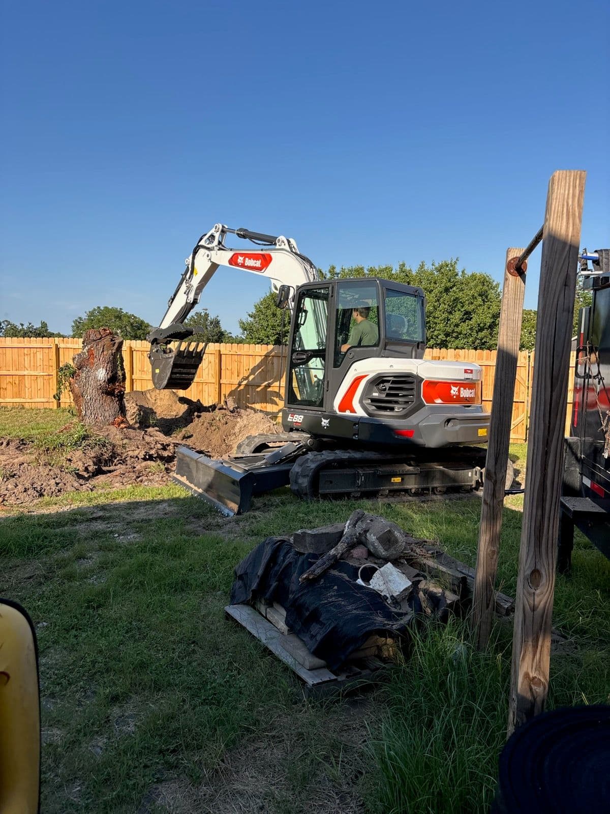 Effortless Stump Removal with TW Equipment Services image