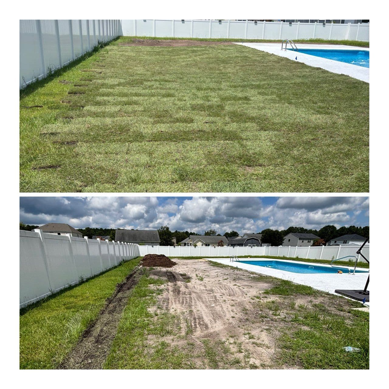Gallery photos for Backyard Transformation with Expert Sod Installation: Image #1