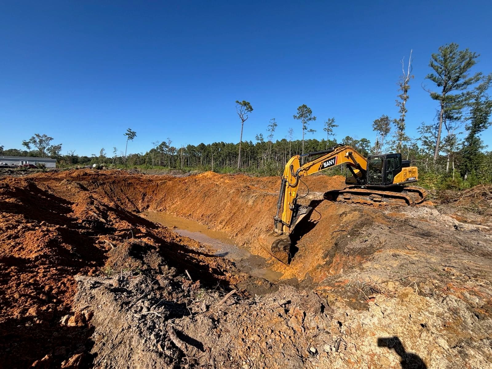 Excavating for a Pond Oasis image